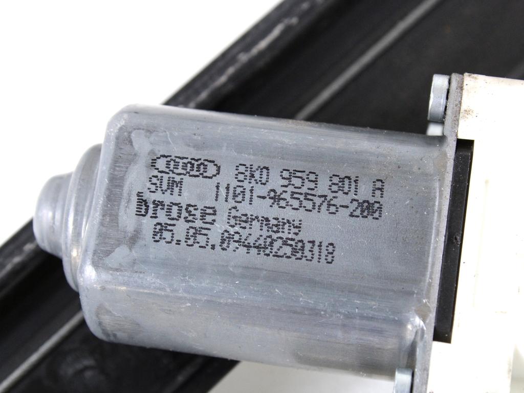 MEHANIZEM DVIGA SPREDNJIH STEKEL  OEM N. 25508 SISTEMA ALZACRISTALLO PORTA ANTERIORE ELETTR ORIGINAL REZERVNI DEL AUDI A4 B8 8K2 BER/SW/CABRIO (2007 - 11/2015) DIESEL LETNIK 2009