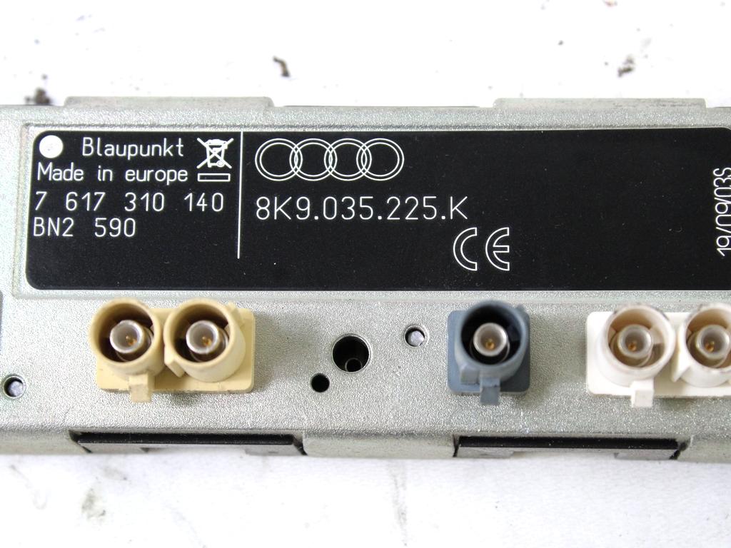 OJACEVALEC / ANTENA OEM N. 8K9035225K ORIGINAL REZERVNI DEL AUDI A4 B8 8K2 BER/SW/CABRIO (2007 - 11/2015) DIESEL LETNIK 2009