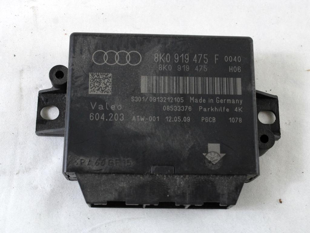 ECU PARKIRNI SENZORJI OEM N. 8K0919475F ORIGINAL REZERVNI DEL AUDI A4 B8 8K2 BER/SW/CABRIO (2007 - 11/2015) DIESEL LETNIK 2009