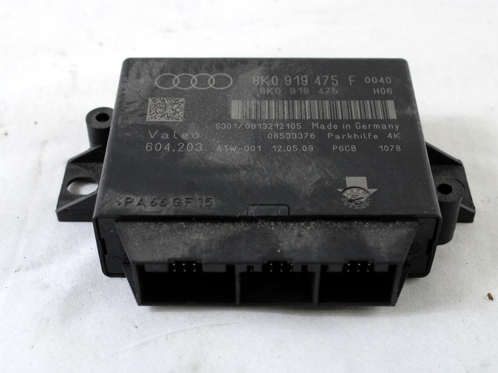 ECU PARKIRNI SENZORJI OEM N. 8K0919475F ORIGINAL REZERVNI DEL AUDI A4 B8 8K2 BER/SW/CABRIO (2007 - 11/2015) DIESEL LETNIK 2009