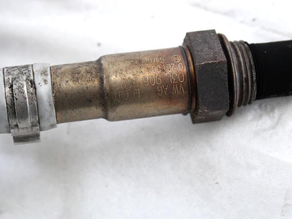 SONDA LAMBDA  OEM N. 03L906262 ORIGINAL REZERVNI DEL AUDI A4 B8 8K2 BER/SW/CABRIO (2007 - 11/2015) DIESEL LETNIK 2009