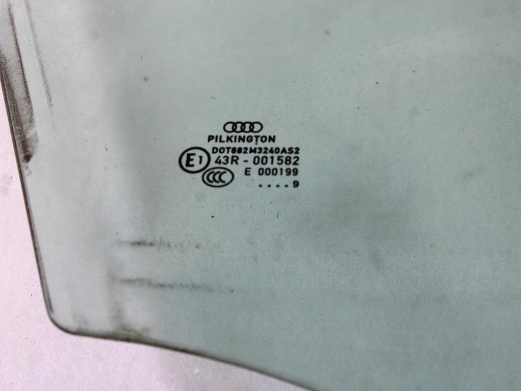 STEKLO SPREDNJIH DESNIH VRAT OEM N. 8K0845202C ORIGINAL REZERVNI DEL AUDI A4 B8 8K2 BER/SW/CABRIO (2007 - 11/2015) DIESEL LETNIK 2009