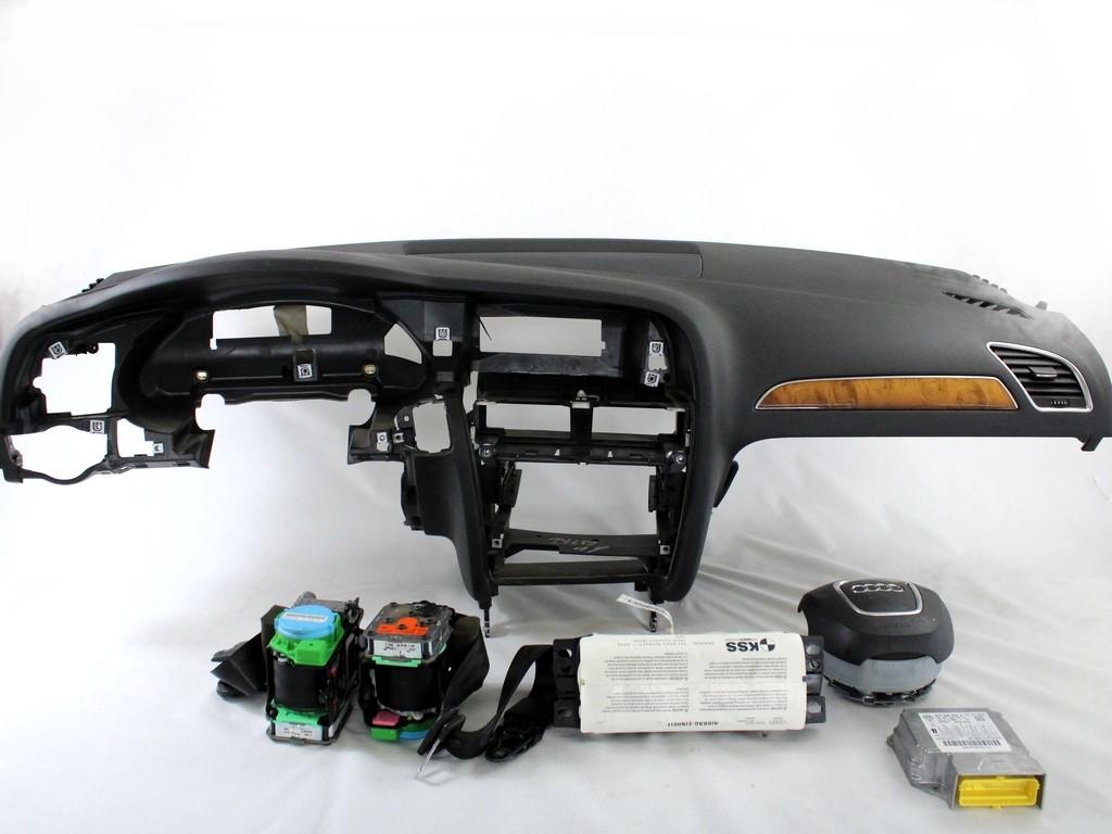 KIT AIRBAG KOMPLET OEM N. 25508 KIT AIRBAG COMPLETO ORIGINAL REZERVNI DEL AUDI A4 B8 8K2 BER/SW/CABRIO (2007 - 11/2015) DIESEL LETNIK 2009