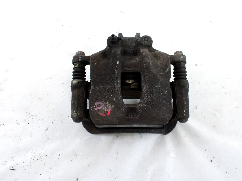 SPREDNJE DESNE ZAVORNE CELJUSTI  OEM N. 581301J600 ORIGINAL REZERVNI DEL HYUNDAI I20 PB PBT MK1 (2008 - 2012)BENZINA/GPL LETNIK 2010