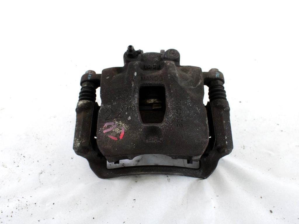 SPREDNJE DESNE ZAVORNE CELJUSTI  OEM N. 581301J600 ORIGINAL REZERVNI DEL HYUNDAI I20 PB PBT MK1 (2008 - 2012)BENZINA/GPL LETNIK 2010