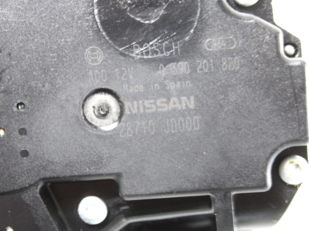 MOTORCEK ZADNJEGA BRISALCA OEM N. 28710JD000 ORIGINAL REZERVNI DEL NISSAN QASHQAI J10E (03/2010 - 2013) DIESEL LETNIK 2010