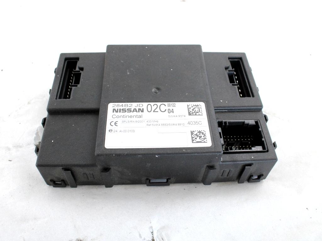 KOMPLET ODKLEPANJE IN VZIG  OEM N. 31058 KIT ACCENSIONE AVVIAMENTO ORIGINAL REZERVNI DEL NISSAN QASHQAI J10E (03/2010 - 2013) DIESEL LETNIK 2010