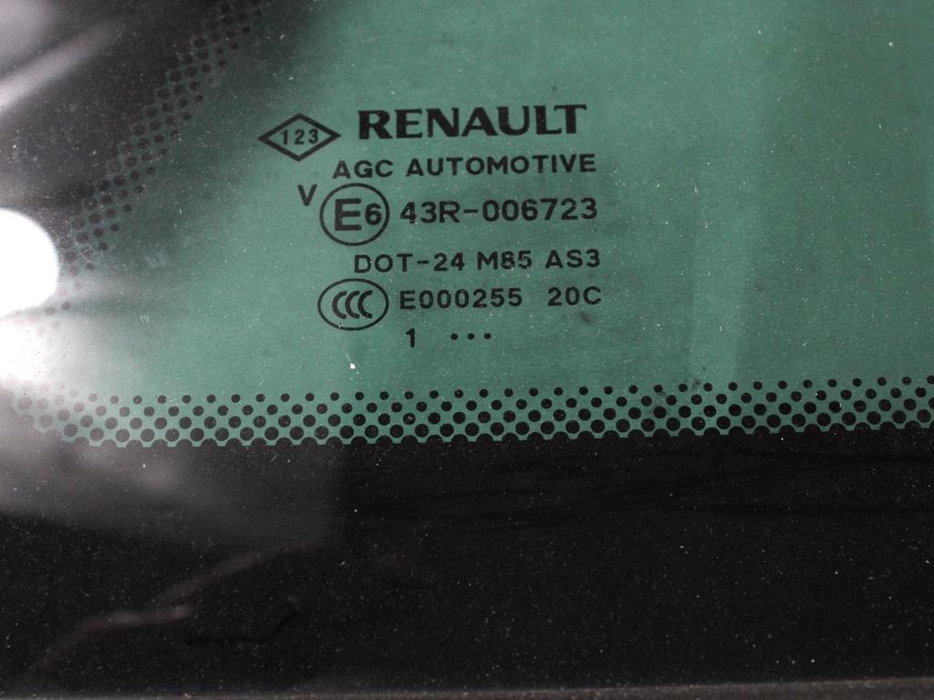 FIKSNO OKNO DESNO OEM N. 833060017R ORIGINAL REZERVNI DEL RENAULT MEGANE MK3 BZ0/1 B3 DZ0/1 KZ0/1 BER/SPORTOUR/ESTATE (2009 - 2015) DIESEL LETNIK 2011