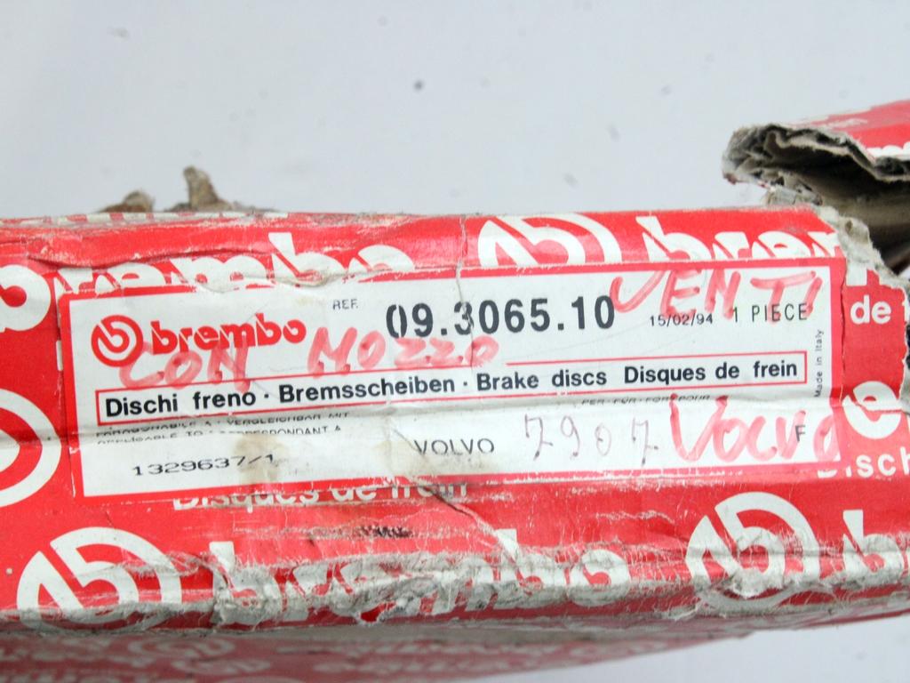 SPREDNJI ZAVORNI DISKI OEM N. 1330835 ORIGINAL REZERVNI DEL VOLVO 760 704 764 765 (1982 - 1993)DIESEL LETNIK 1988