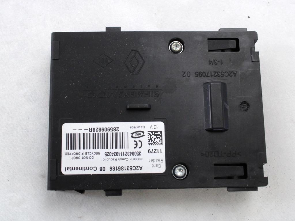 KOMPLET ODKLEPANJE IN VZIG  OEM N. 31536 KIT ACCENSIONE AVVIAMENTO ORIGINAL REZERVNI DEL RENAULT MEGANE MK3 BZ0/1 B3 DZ0/1 KZ0/1 BER/SPORTOUR/ESTATE (2009 - 2015) DIESEL LETNIK 2011