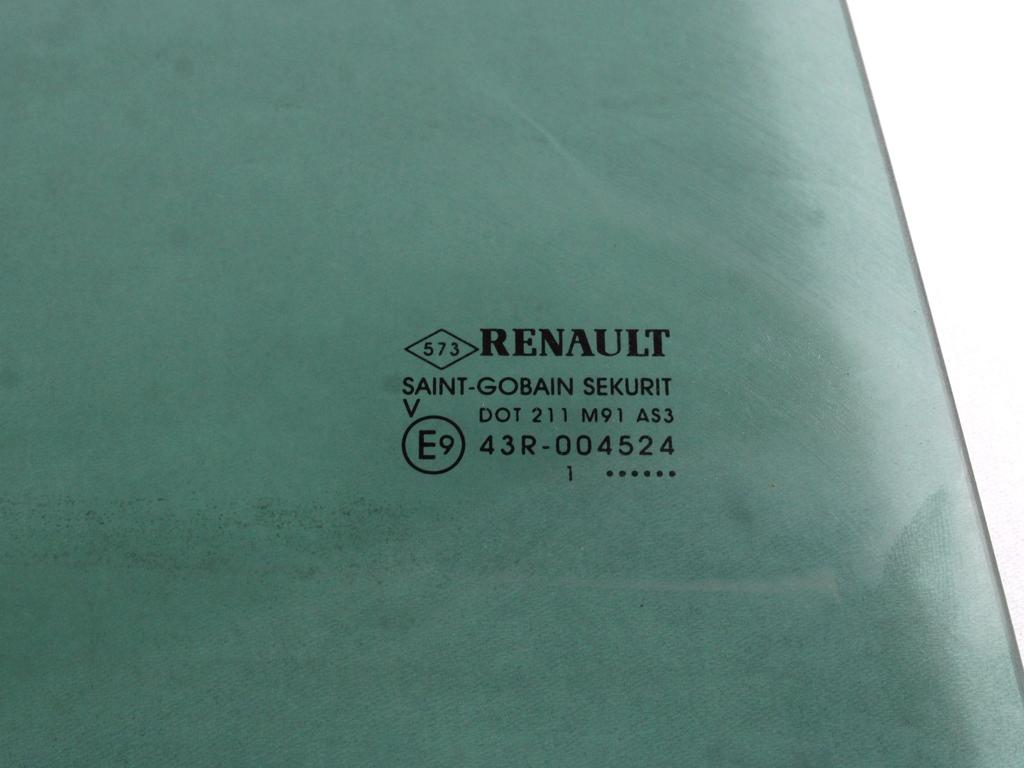 STEKLO ZADNJIH DESNIH VRAT OEM N. 823000027R ORIGINAL REZERVNI DEL RENAULT MEGANE MK3 BZ0/1 B3 DZ0/1 KZ0/1 BER/SPORTOUR/ESTATE (2009 - 2015) DIESEL LETNIK 2011