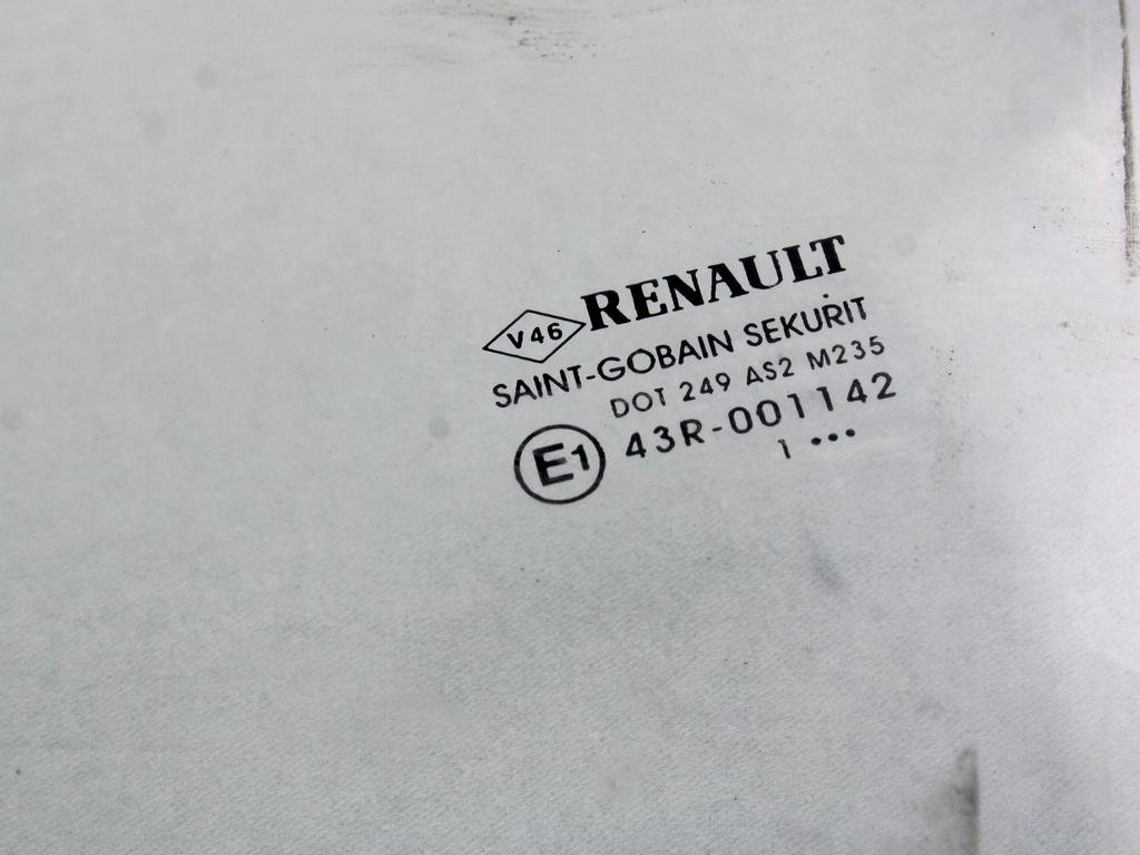 STEKLO SPREDNJIH LEVIH VRAT OEM N. 803012464R ORIGINAL REZERVNI DEL RENAULT MEGANE MK3 BZ0/1 B3 DZ0/1 KZ0/1 BER/SPORTOUR/ESTATE (2009 - 2015) DIESEL LETNIK 2011