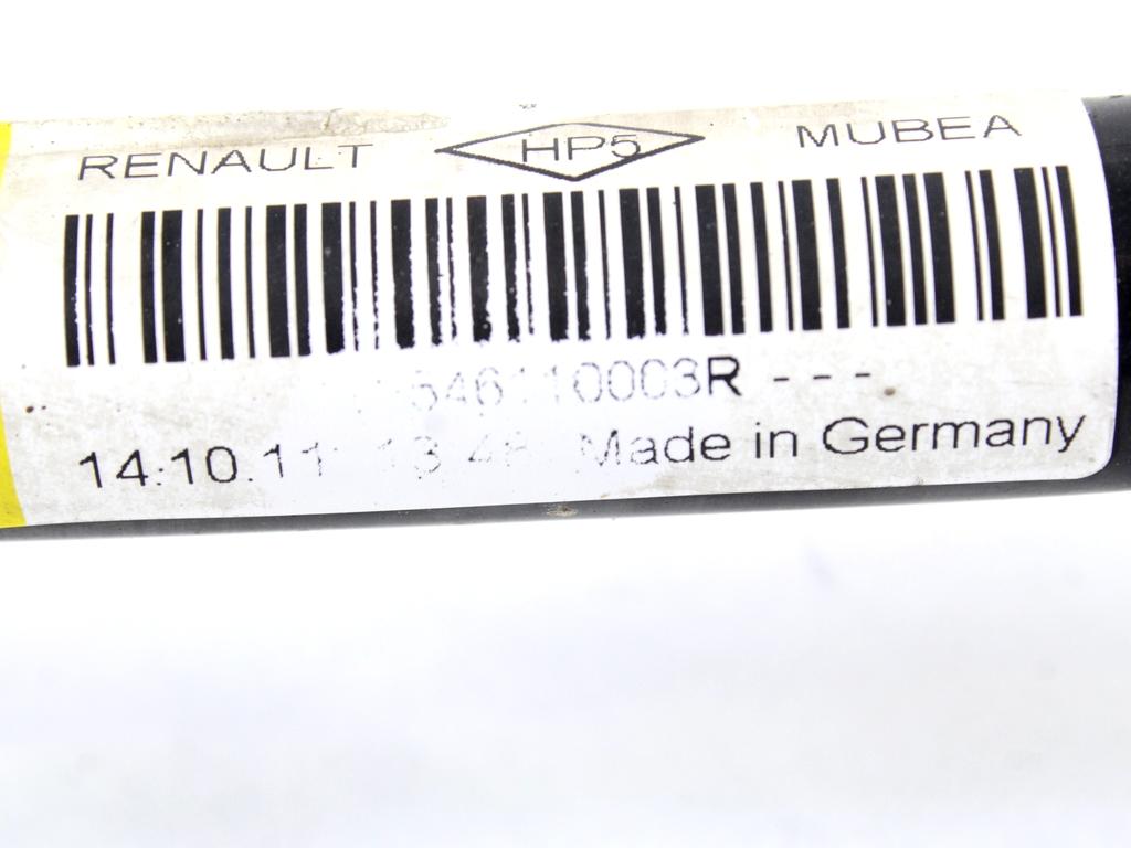 SPREDNJI STABILIZATOR OEM N. 546110003R ORIGINAL REZERVNI DEL RENAULT MEGANE MK3 BZ0/1 B3 DZ0/1 KZ0/1 BER/SPORTOUR/ESTATE (2009 - 2015) DIESEL LETNIK 2011