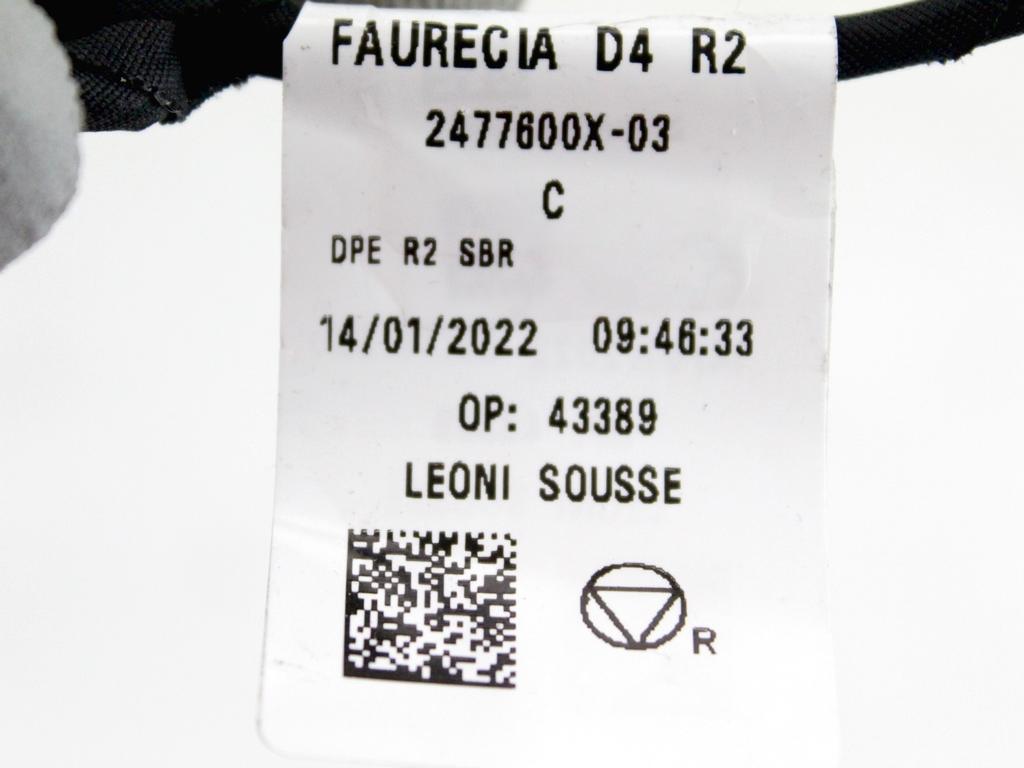 ELEKTRICNA NAPELJAVA OEM N. 2477600X ORIGINAL REZERVNI DEL DS DS4 D41 MK2 (DAL 2021)IBRIDO (ELETRICO-BENZINA) LETNIK 2022