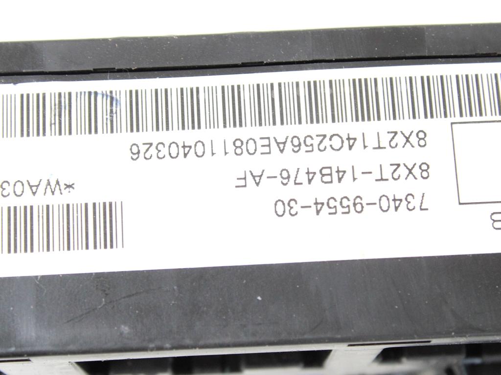 VAROVALKE/RELE' OEM N. 8X2T-14B476-AF ORIGINAL REZERVNI DEL JAGUAR XF X250 MK1 (2008 - 2011)BENZINA LETNIK 2009