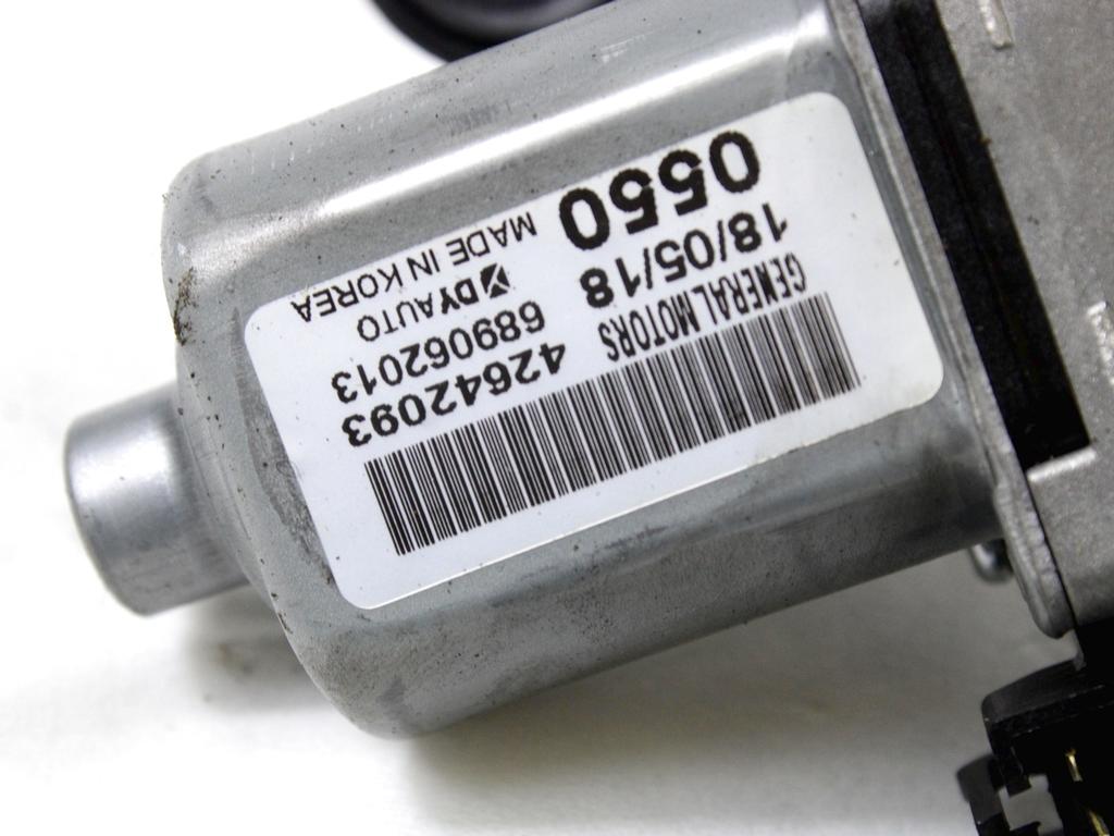 MOTORCEK ZADNJEGA BRISALCA OEM N. 42642093 ORIGINAL REZERVNI DEL OPEL KARL C16 (2015 - 2019)BENZINA/GPL LETNIK 2018