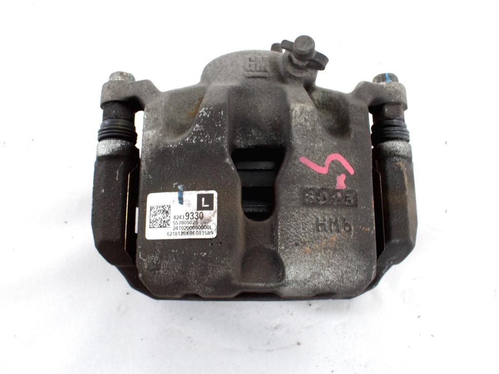 SPREDNJE LEVE ZAVORNE CELJUSTI  OEM N. 42439330 ORIGINAL REZERVNI DEL OPEL KARL C16 (2015 - 2019)BENZINA/GPL LETNIK 2018