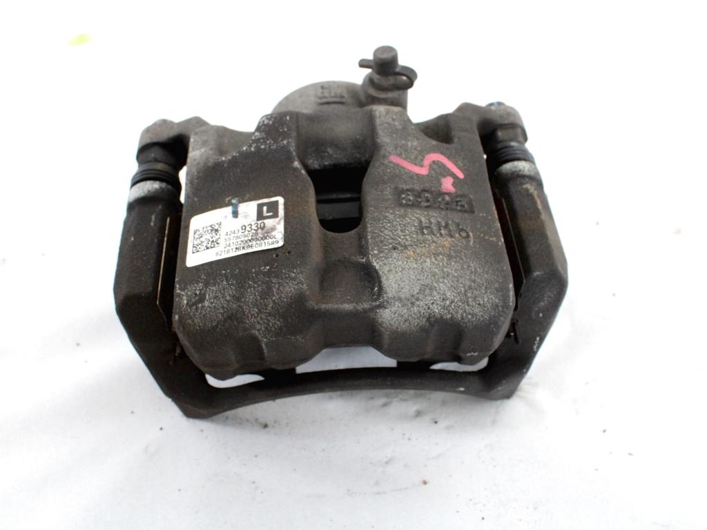 SPREDNJE LEVE ZAVORNE CELJUSTI  OEM N. 42439330 ORIGINAL REZERVNI DEL OPEL KARL C16 (2015 - 2019)BENZINA/GPL LETNIK 2018