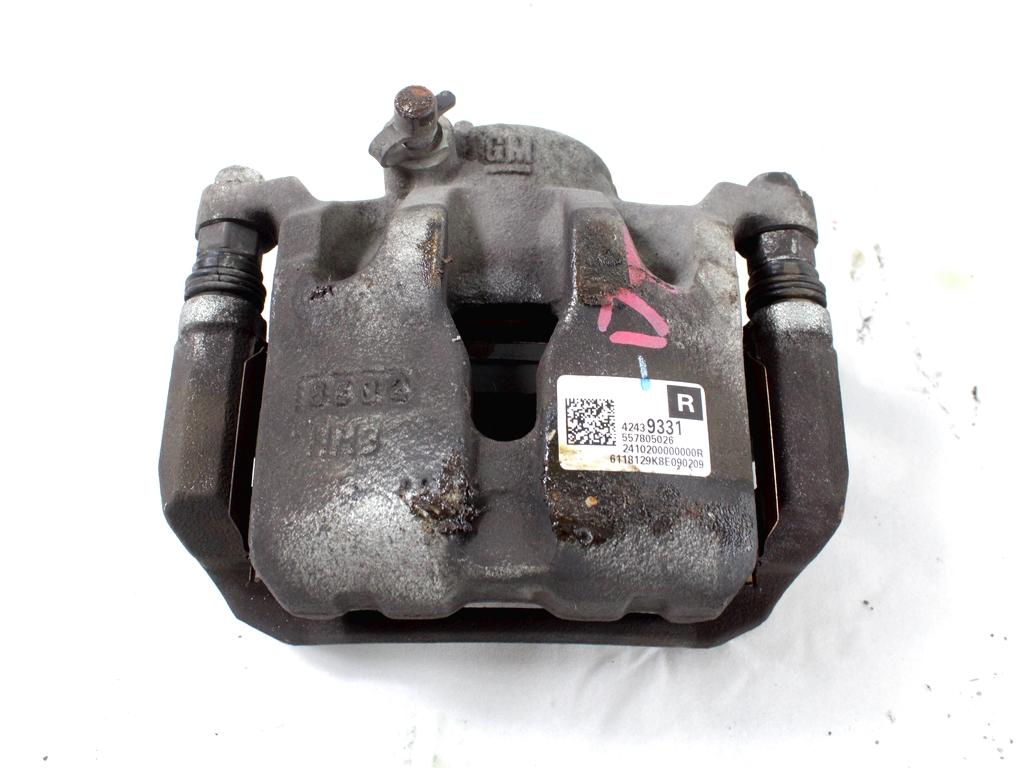 SPREDNJE DESNE ZAVORNE CELJUSTI  OEM N. 42439331 ORIGINAL REZERVNI DEL OPEL KARL C16 (2015 - 2019)BENZINA/GPL LETNIK 2018