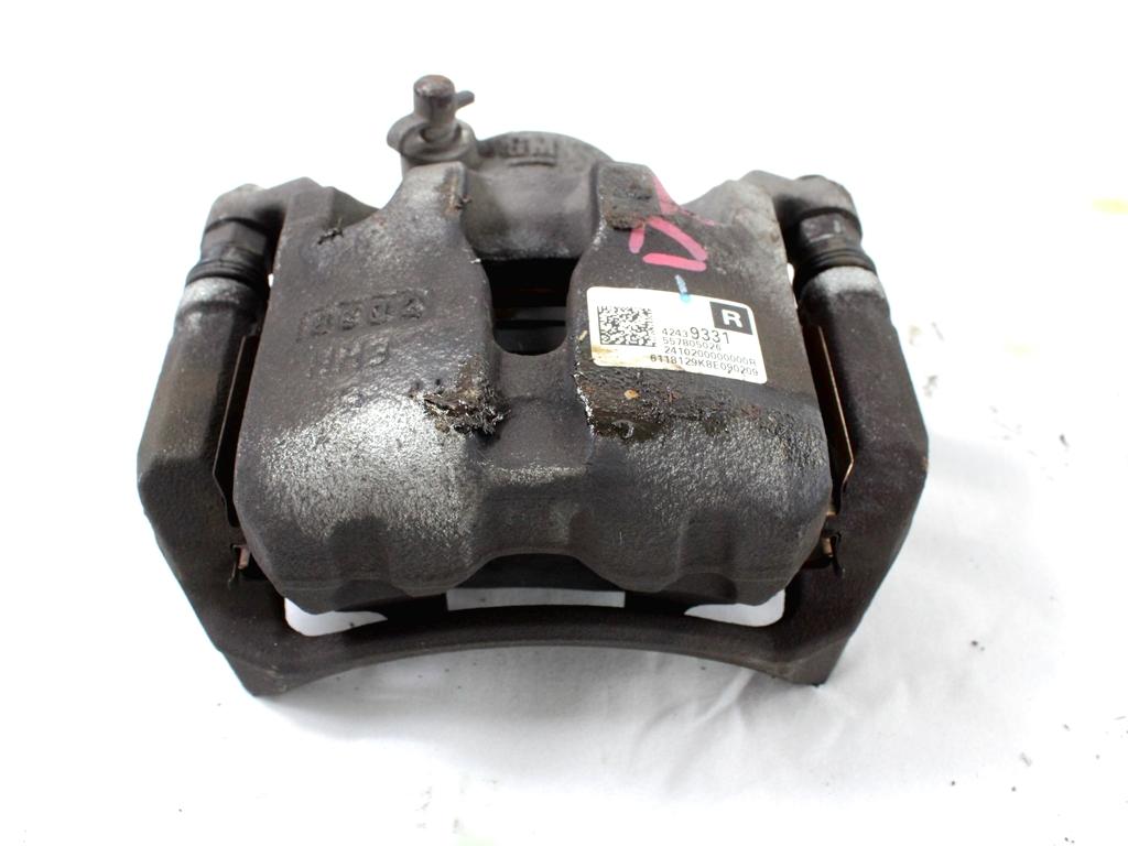 SPREDNJE DESNE ZAVORNE CELJUSTI  OEM N. 42439331 ORIGINAL REZERVNI DEL OPEL KARL C16 (2015 - 2019)BENZINA/GPL LETNIK 2018