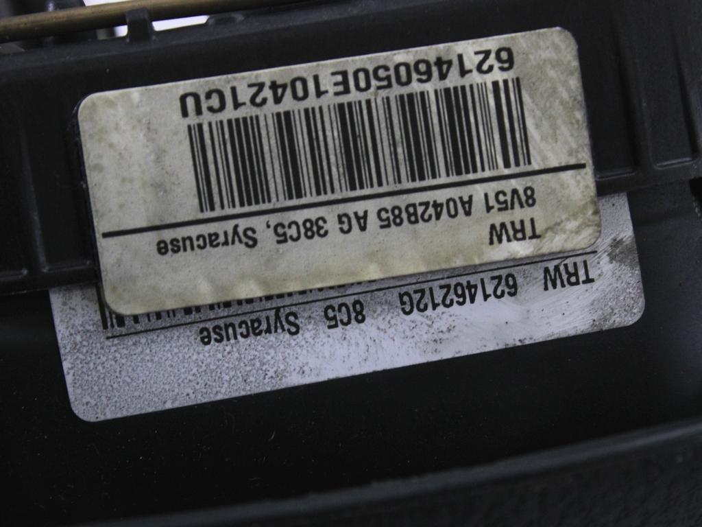 KIT AIRBAG KOMPLET OEM N. 33336 KIT AIRBAG COMPLETO ORIGINAL REZERVNI DEL FORD FIESTA CB1 CNN MK6 (09/2008 - 11/2012) DIESEL LETNIK 2010