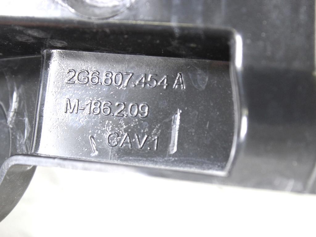 NOSILCI ZADNJEGA ODBIJACA  OEM N. 2G6807454A ORIGINAL REZERVNI DEL VOLKSWAGEN POLO AW1 (DAL 2017)BENZINA/METANO LETNIK 2021