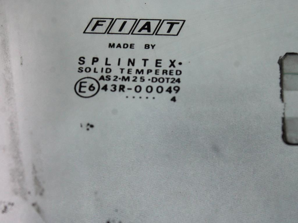 STEKLO SPREDNJIH DESNIH VRAT OEM N. 51754278 ORIGINAL REZERVNI DEL FIAT IDEA 350 (2003 - 2008) BENZINA LETNIK 2004