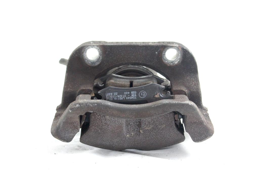 SPREDNJE LEVE ZAVORNE CELJUSTI  OEM N. 7701207958 ORIGINAL REZERVNI DEL DACIA SANDERO MK1 (2008 - 2012) BENZINA/GPL LETNIK 2010