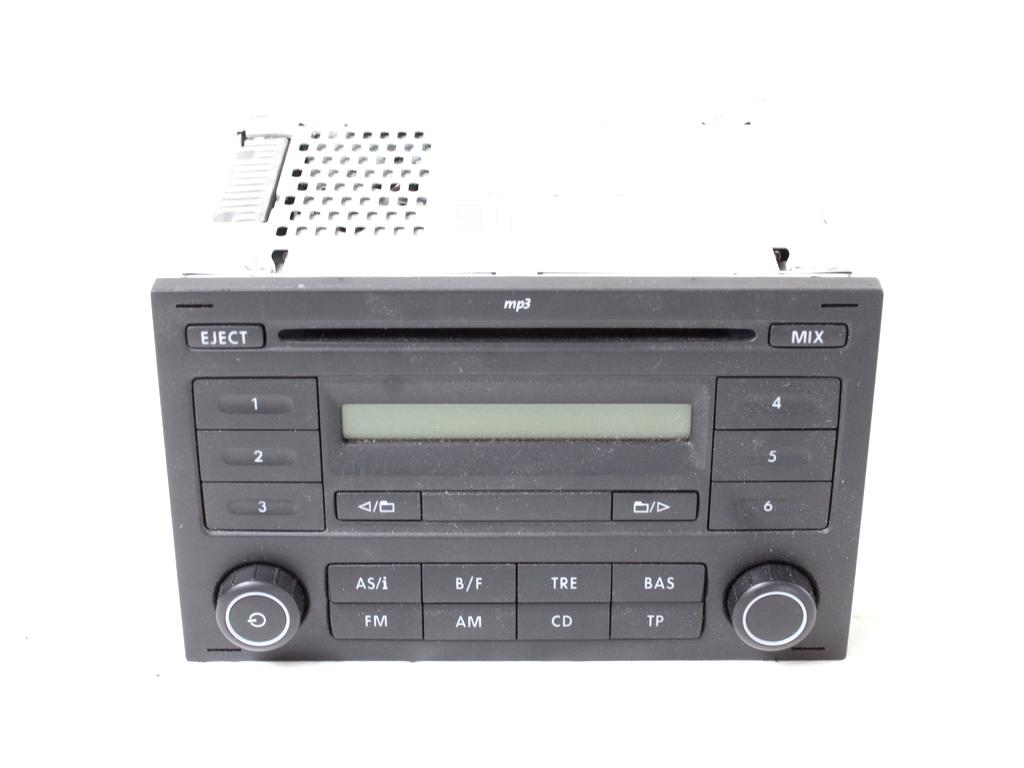 RADIO CD / OJACEVALNIK / IMETNIK HIFI OEM N. 6Q0035152D ORIGINAL REZERVNI DEL VOLKSWAGEN POLO 9N R (2005 - 10/2009) DIESEL LETNIK 2007