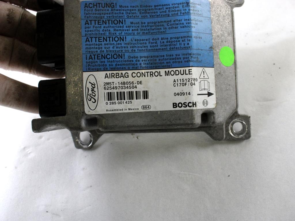 RACUNALNIK AIRBAG OEM N. 2M5T-14B056-DE ORIGINAL REZERVNI DEL FORD FOCUS DAW DBW DNW MK1 R BER/SW (2001-2005) DIESEL LETNIK 2004