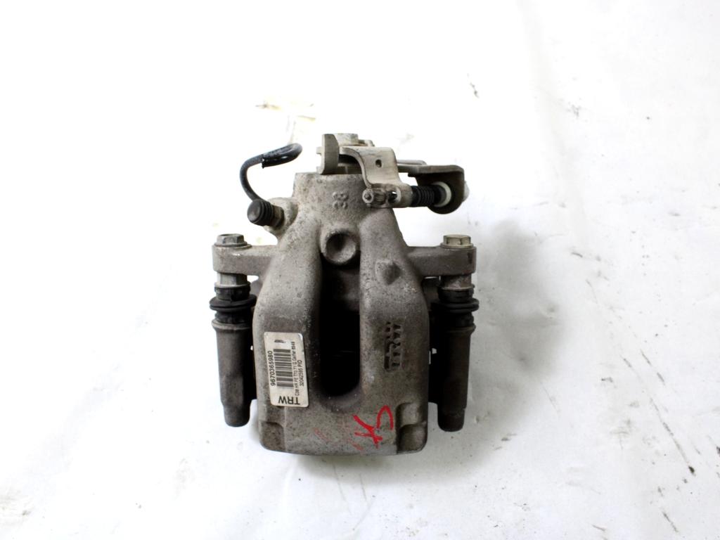 ZADNJE LEVE ZAVORNE CELJUSTI  OEM N. 9670365980 ORIGINAL REZERVNI DEL PEUGEOT 308 4A 4B 4C 4E 4H MK1 BER/SW/CC (2007 - 2013) DIESEL LETNIK 2010