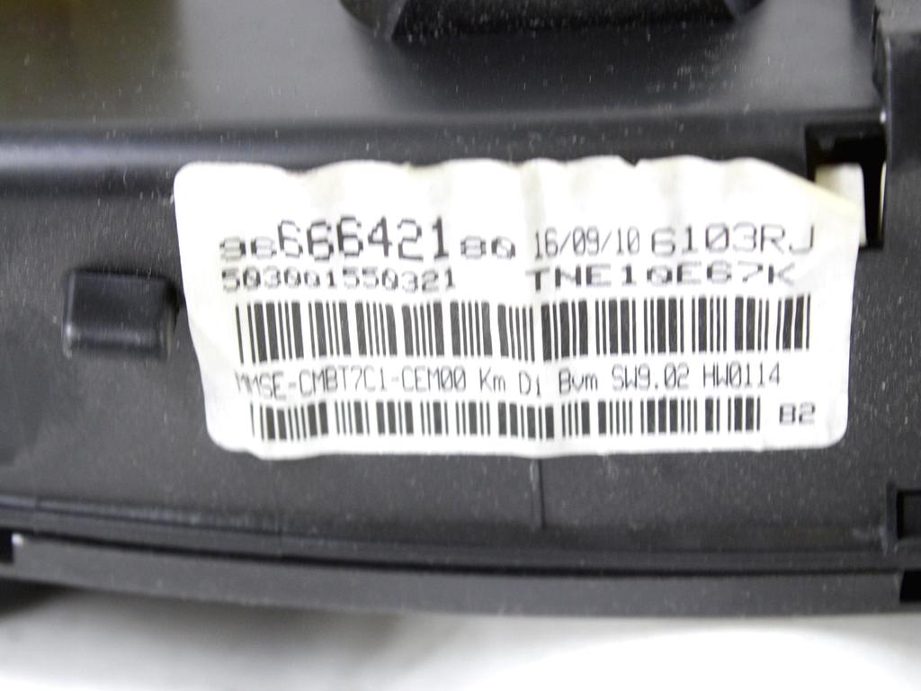 KILOMETER STEVEC OEM N. 9666642180 ORIGINAL REZERVNI DEL PEUGEOT 308 4A 4B 4C 4E 4H MK1 BER/SW/CC (2007 - 2013) DIESEL LETNIK 2010