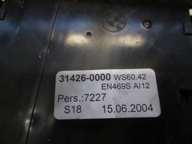 SREDINSKA KONZOLA  OEM N. 51167130176 ORIGINAL REZERVNI DEL BMW SERIE 5 E60 E61 (2003 - 2010) DIESEL LETNIK 2004