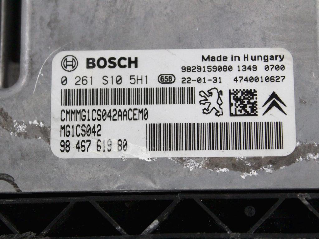 KOMPLET ODKLEPANJE IN VZIG  OEM N. 144484 KIT ACCENSIONE AVVIAMENTO ORIGINAL REZERVNI DEL DS DS4 D41 MK2 (DAL 2021)IBRIDO (ELETRICO-BENZINA) LETNIK 2022