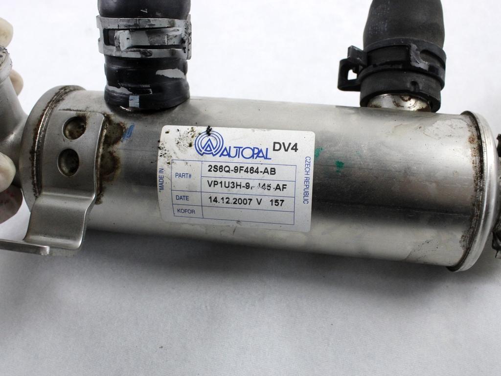 EGR VENTIL/IZMENJALNIK OEM N. 2S6Q-9F464-AB ORIGINAL REZERVNI DEL FORD FIESTA JH JD MK5 R (2005 - 2008) DIESEL LETNIK 2008