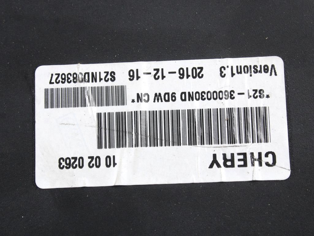 RACUNALNIK MOTORJA/REM OEM N. S21-3600030ND ORIGINAL REZERVNI DEL DR ZERO (2015 - 2019)BENZINA LETNIK 2018