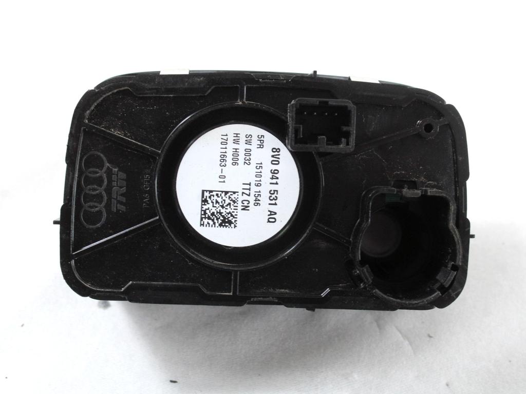 GLAVNO STIKALO LUCI OEM N. 8V0941531AQ ORIGINAL REZERVNI DEL AUDI Q2 GAB GAG (2016-2020)DIESEL LETNIK 2020