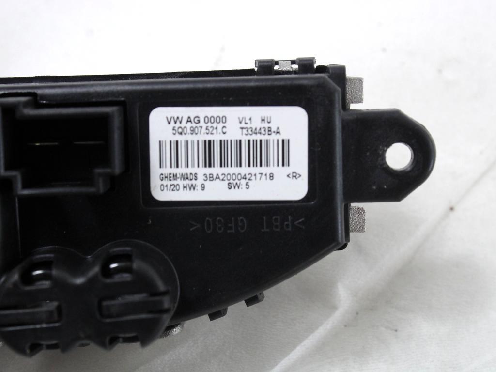 REGULATOR PREZRACEVANJA OEM N. 5Q0907521C ORIGINAL REZERVNI DEL AUDI Q2 GAB GAG (2016-2020)DIESEL LETNIK 2020