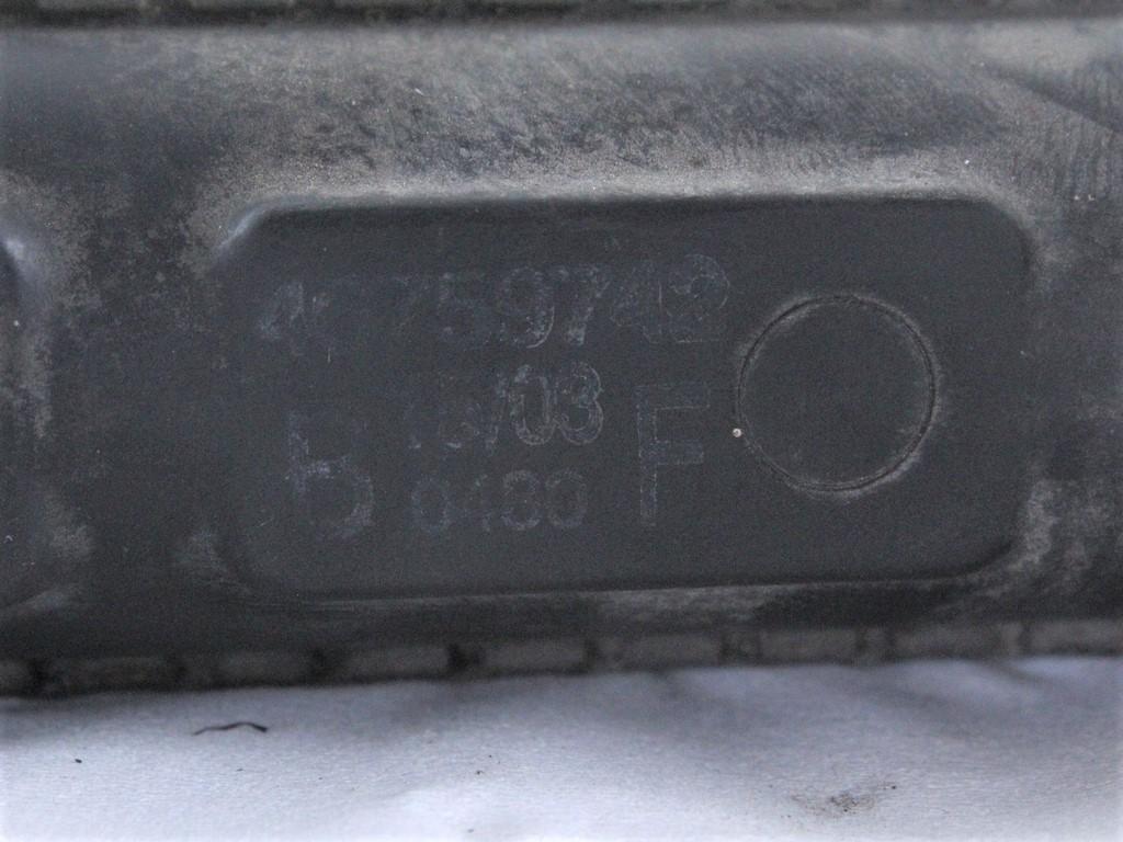 RADIATOR VODE OEM N. 46759742 ORIGINAL REZERVNI DEL FIAT MULTIPLA 186 (1998 - 2002) DIESEL LETNIK 2004