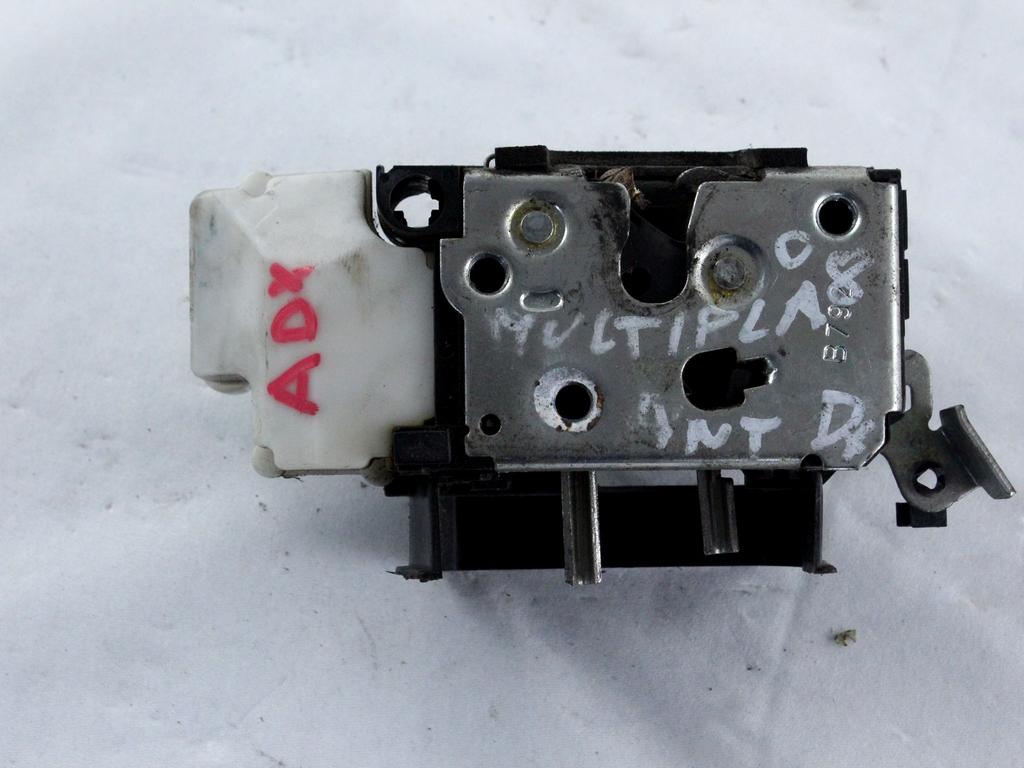 CENTRALNI ZAKLEP SPREDNJIH VRAT  OEM N. 51734601 ORIGINAL REZERVNI DEL FIAT MULTIPLA 186 (1998 - 2002) DIESEL LETNIK 2004