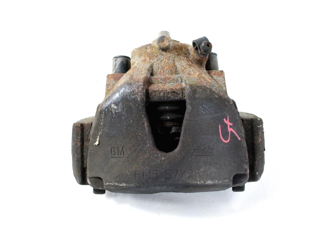 SPREDNJE LEVE ZAVORNE CELJUSTI  OEM N. 93176426 ORIGINAL REZERVNI DEL OPEL ASTRA H A04 L48 L08 L35 L67 R 5P/3P/SW (2007 - 2010) DIESEL LETNIK 2008