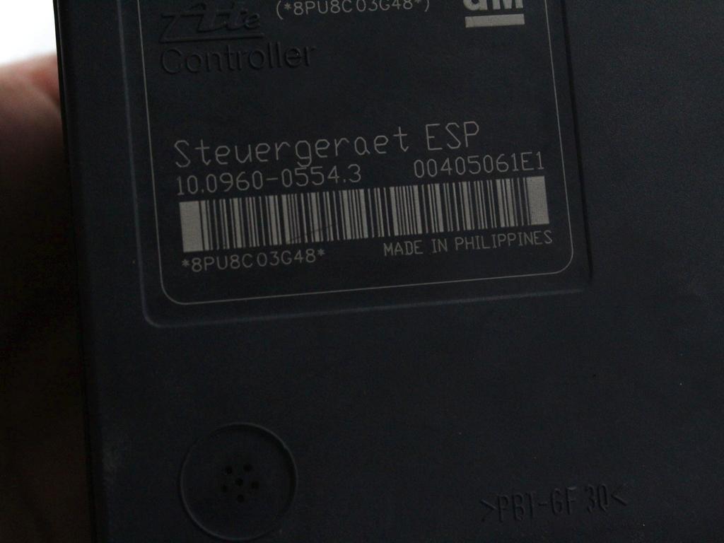 ABS AGREGAT S PUMPO OEM N. 13246535 ORIGINAL REZERVNI DEL OPEL ASTRA H A04 L48 L08 L35 L67 R 5P/3P/SW (2007 - 2010) DIESEL LETNIK 2008