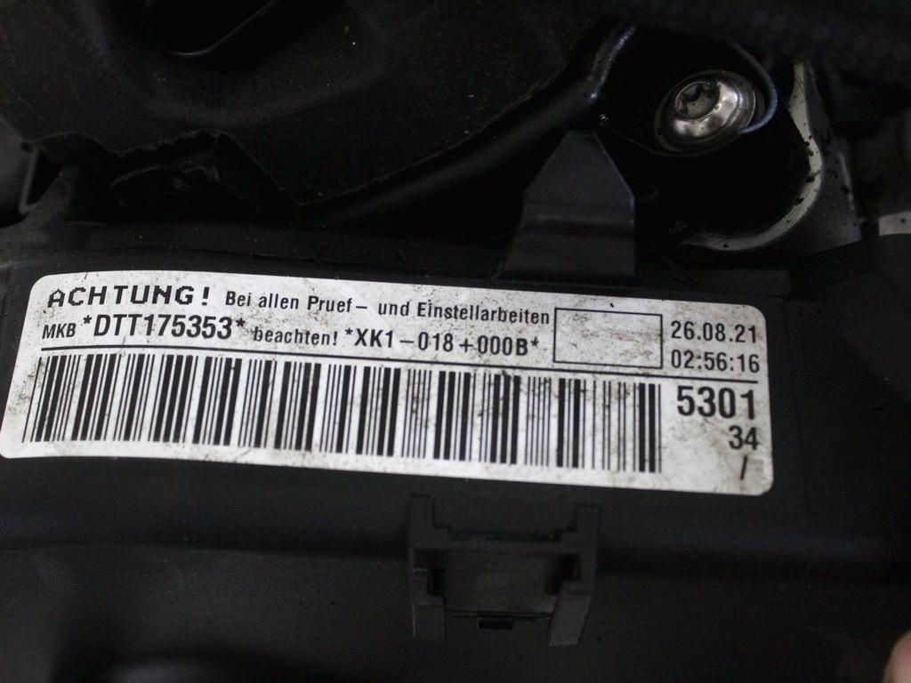 MOTOR OEM N. DTT 143539 ORIGINAL REZERVNI DEL CUPRA FORMENTOR KM7 (DAL 2020) DIESEL LETNIK 2021