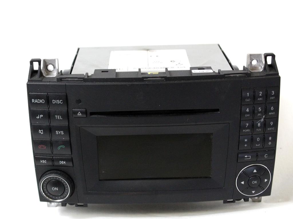 RADIO CD / OJACEVALNIK / IMETNIK HIFI OEM N. A1698705894 ORIGINAL REZERVNI DEL MERCEDES CLASSE B W245 T245 5P (2005 - 2011) BENZINA LETNIK 2009