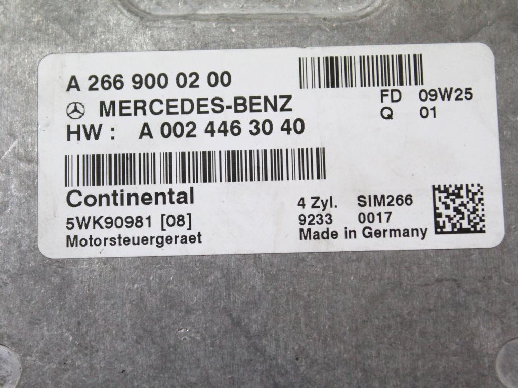 KOMPLET ODKLEPANJE IN VZIG  OEM N. 31062 KIT ACCENSIONE AVVIAMENTO ORIGINAL REZERVNI DEL MERCEDES CLASSE B W245 T245 5P (2005 - 2011) BENZINA LETNIK 2009