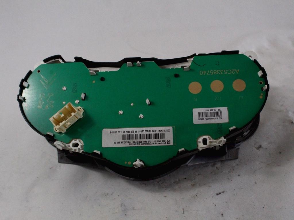 KILOMETER STEVEC OEM N. 96668806 ORIGINAL REZERVNI DEL CITROEN C3 MK2 SC (2009 - 2016) DIESEL LETNIK 2011