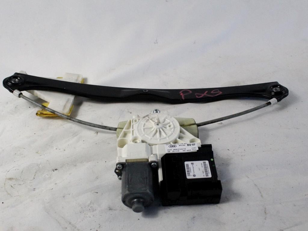 MEHANIZEM DVIGA ZADNJIH STEKEL  OEM N. 31318 SISTEMA ALZACRISTALLO PORTA POSTERIORE ELETT ORIGINAL REZERVNI DEL AUDI A3 MK2R 8P 8PA 8P1 8P7 (2008 - 2012)DIESEL LETNIK 2010