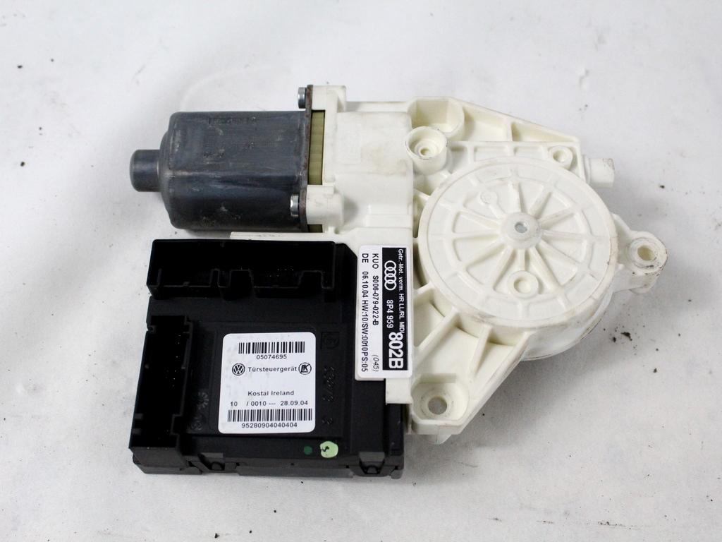 MOTORCEK ELEKTRICNEGA POMIKA ZADNJEGA STEKLA  OEM N. 18071 MOTORINO ALZACRISTALLO PORTA POSTERIORE ORIGINAL REZERVNI DEL AUDI A3 MK2 8P 8PA 8P1 (2003 - 2008)DIESEL LETNIK 2004