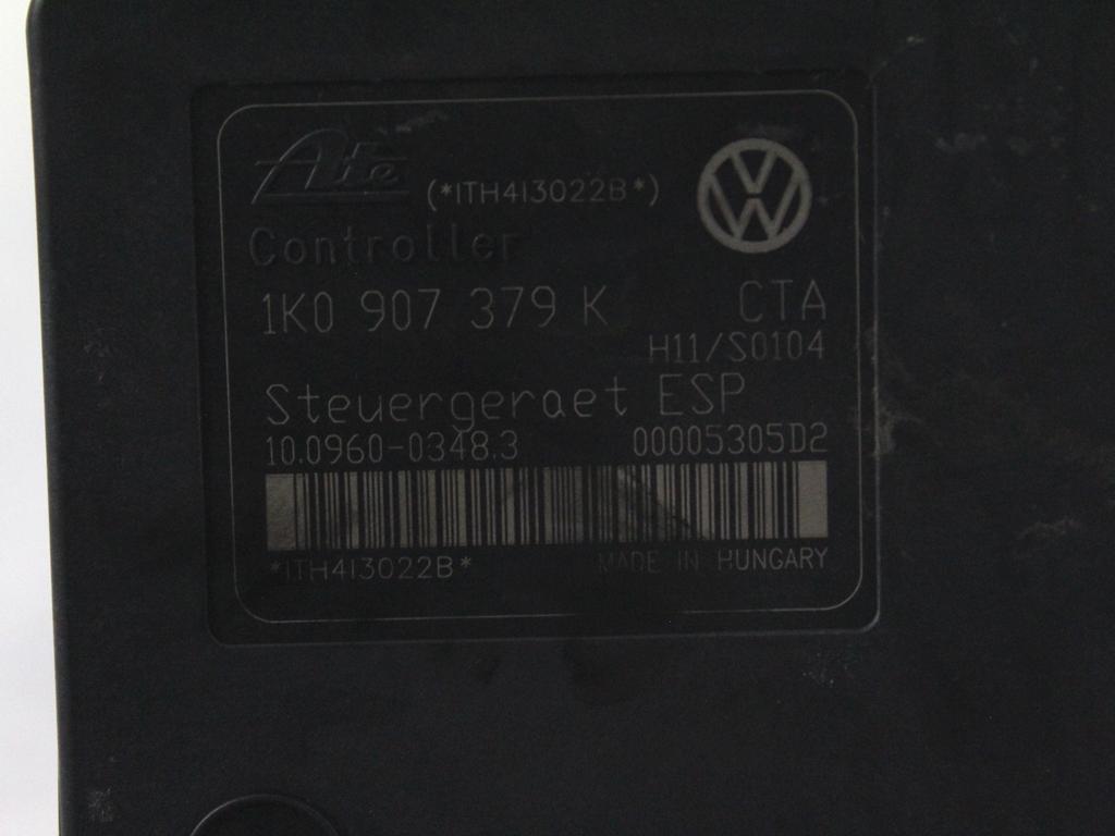 ABS AGREGAT S PUMPO OEM N. 1K0614517H ORIGINAL REZERVNI DEL AUDI A3 MK2 8P 8PA 8P1 (2003 - 2008)DIESEL LETNIK 2004