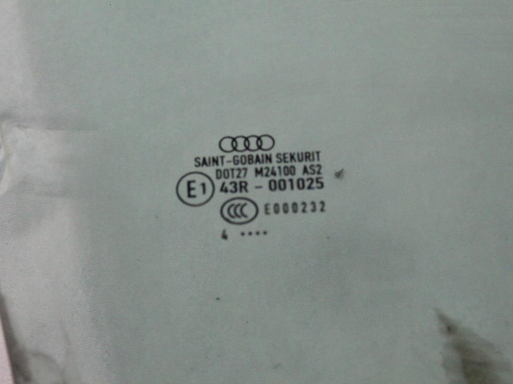 STEKLO SPREDNJIH DESNIH VRAT OEM N. 8P4845202B ORIGINAL REZERVNI DEL AUDI A3 MK2 8P 8PA 8P1 (2003 - 2008)DIESEL LETNIK 2004